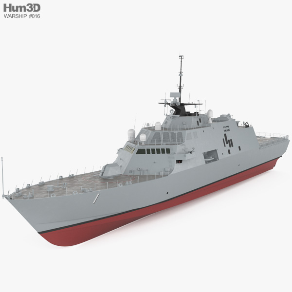 USS Freedom (LCS-1) 3D model