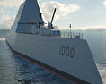 USS Zumwalt 3D 모델 