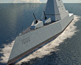 USS Zumwalt 3D модель