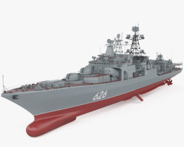 ウダロイ級駆逐艦 3Dモデル