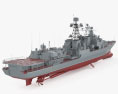 Udaloy-class destroyer 3d model