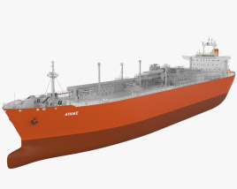 Very Large Gas Carrier LPGC Ayame 3D model