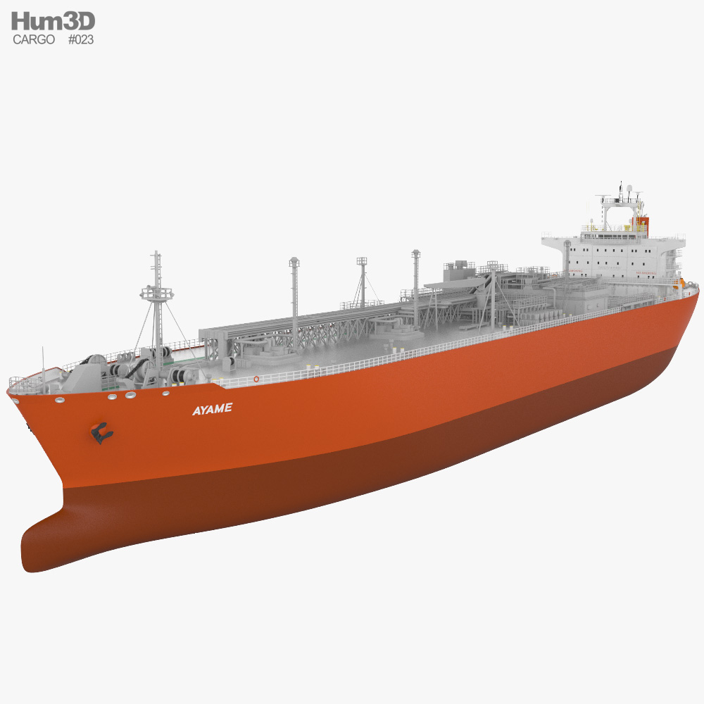 Very Large Gas Carrier LPGC Ayame 3D модель
