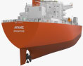 Very Large Gas Carrier LPGC Ayame Modelo 3d