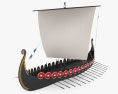Viking Longship Modello 3D