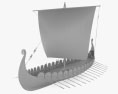 Viking Longship 3d model