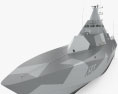 偉士比級護衛艦 3D模型