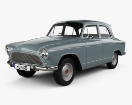Simca Aronde P60 Elysee 1958 3D-Modell