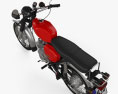 Simson S50 1975 3D 모델  top view