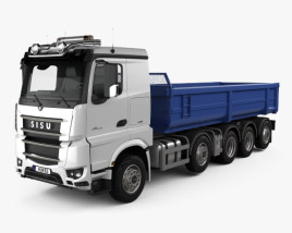 Sisu Polar Tipper Truck 2017 3D model