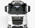Sisu Polar 덤프 트럭 2017 3D 모델  front view
