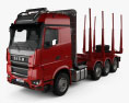 Sisu Polar Timber Truck 2017 3D 모델 