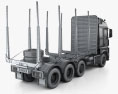 Sisu Polar Timber Truck 2017 3Dモデル