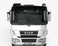 Sisu Polar Tipper Truck 2013 3d model front view