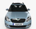 Skoda Roomster 2011 3d model front view