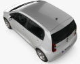 Skoda Citigo 5 puertas 2015 Modelo 3D vista superior