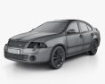 Skoda Octavia RS liftback 2013 3Dモデル wire render