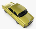 Skoda Octavia 1959 3D-Modell Draufsicht