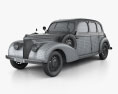 Skoda Superb OHV 1938 Modello 3D wire render
