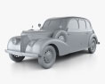 Skoda Superb OHV 1938 3D модель clay render