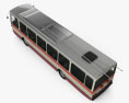 Skoda 14Tr Trolleybus 1982 3D модель top view