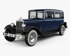 Skoda 645 Limousine 1930 3D model