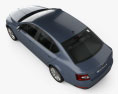 Skoda Octavia liftback 2020 3d model top view