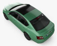 Skoda Octavia RS liftback 2020 3d model top view