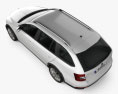 Skoda Octavia Scout 2020 3Dモデル top view
