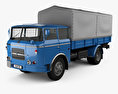 Skoda 706 RT Flatbed Truck 1957 Modello 3D