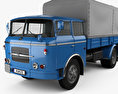 Skoda 706 RT Flatbed Truck 1957 Modello 3D