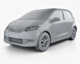 Skoda Citigo 5 puertas 2020 Modelo 3D clay render