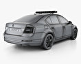Skoda Octavia ギリシャ警察 liftback 2018 3Dモデル