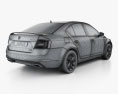 Skoda Octavia RS liftback 인테리어 가 있는 2020 3D 모델 