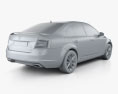 Skoda Octavia RS лифтбэк с детальным интерьером 2020 3D модель