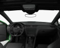 Skoda Octavia RS liftback con interni 2020 Modello 3D dashboard