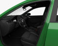 Skoda Octavia RS лифтбэк с детальным интерьером 2020 3D модель seats