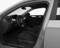 Skoda Superb liftback com interior 2019 Modelo 3d assentos