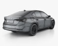 Skoda Octavia liftback 2022 3D模型