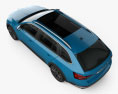 Skoda Superb Scout 2023 3Dモデル top view