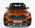 Skoda Vision IN 2022 3D 모델  front view