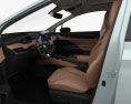 Skoda Enyaq iV Founders Edition з детальним інтер'єром 2024 3D модель seats