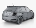 Skoda Fabia Monte Carlo 掀背车 2022 3D模型