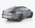 Skoda Octavia liftback 2024 3D-Modell