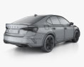Skoda Octavia liftback RS 2024 3D模型
