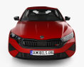 Skoda Octavia liftback RS 2024 Modelo 3D vista frontal