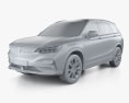 Skyworth EV6 Travel 2021 3d model clay render
