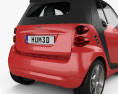Smart Fortwo 2013 Cabriolet Hard Top 3D-Modell