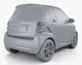 Smart Fortwo 2013 Cabriolet Hard Top 3D-Modell