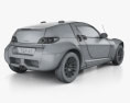 Smart Roadster Coupe 2008 3d model